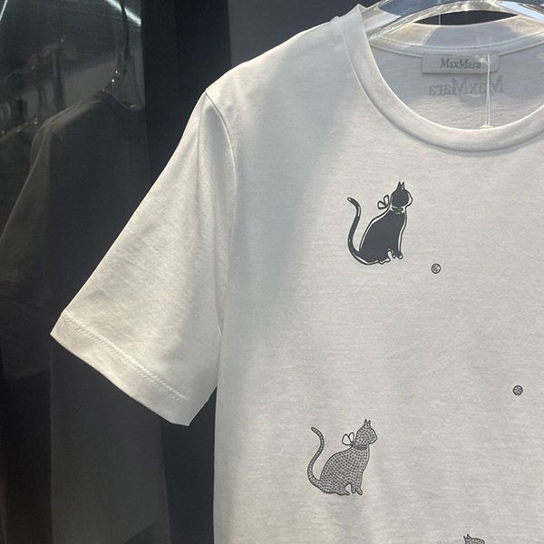 マックスマーラ ステュディオ プリントTシャツ ERNESTA mai20066